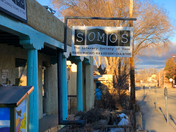 SOMOS sign in Taos, New Mexico