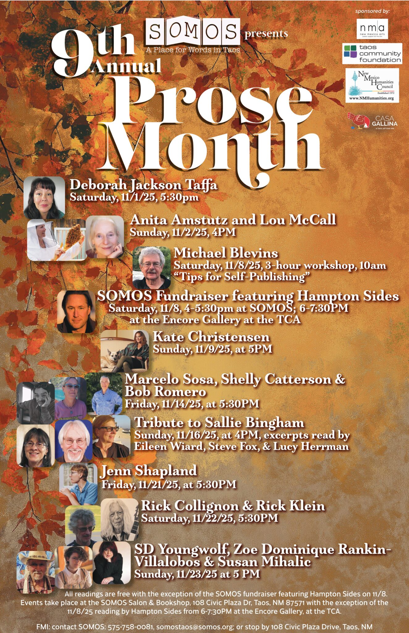 2025ProseMonth Sawnie Morris women of words taos nm